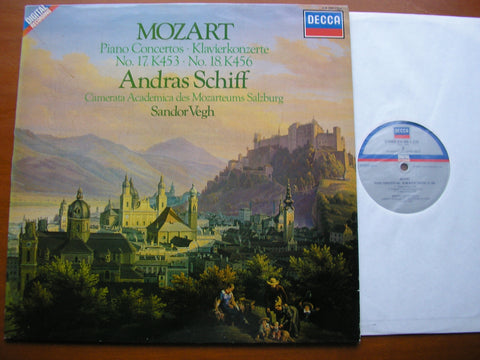 MOZART: PIANO CONCERTOS Nos. 17 & 18     ANDRAS SCHIFF / CAMERATA ACADEMICA DES SALZBURGER MOZARTEUMS / VEGH    414 289