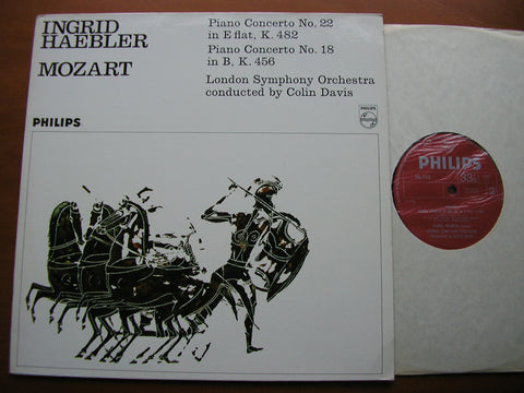 MOZART: PIANO CONCERTOS Nos. 18 & 22     HAEBLER / LONDON SYMPHONY / DAVIS     SAL 3740