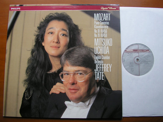 MOZART: PIANO CONCERTOS Nos. 18 & 19     UCHIDA / ENGLISH CHAMBER ORCHESTRA / JEFFREY TATE     422 348