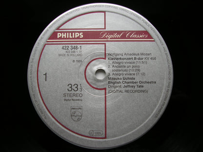MOZART: PIANO CONCERTOS Nos. 18 & 19     UCHIDA / ENGLISH CHAMBER ORCHESTRA / JEFFREY TATE     422 348