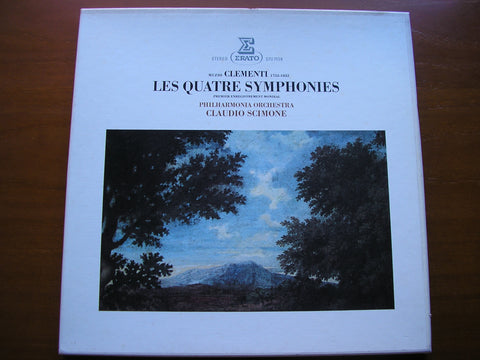 CLEMENTI: THE FOUR SYMPHONIES     SCIMIONE / PHILHARMONIA     STU 71174