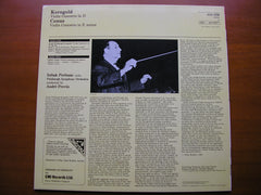 KORNGOLD: VIOLIN CONCERTO Op. 35 / COMUS: VIOLIN CONCERTO     PERLMAN / PITTSBURGH SYMPHONY ORCHESTRA  / PREVIN     ASD 4206