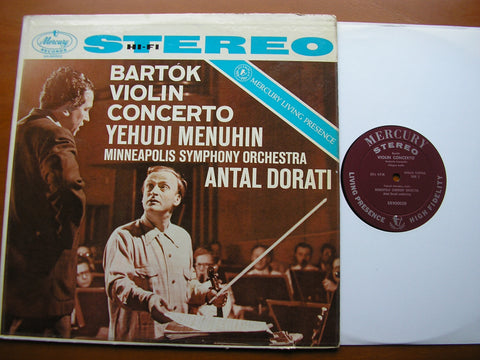 BARTOK: VIOLIN CONCERTO     MENUHIN / MINNEAPOLIS SYMPHONY / DORATI      SR 90003