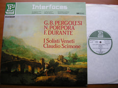 PERGOLESI / DURANTE / PORPORA: 18th CENTURY CONCERTOS      I SOLOISTI VENETI / CLAUDIO SCIMONE     NUM 75192