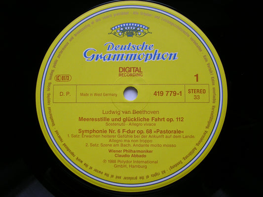 BEETHOVEN: SYMPHONY No. 6 'Pastorale' / CHORAL FANTASIA Op.80      POLLINI / VIENNA PHILHARMONIC / ABBADO   419 779