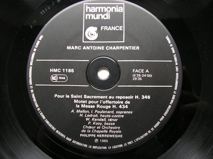 CHARPENTIER: MOTET POUR L'OFFERTOIRE DE LA MESSE ROUGE      SOLOISTS / CHAPELLE ROYALE / HERREWEGHE      HMC 1185