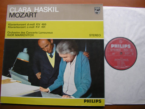 MOZART: PIANO CONCERTOS Nos. 20 & 24     CLARA HASKIL / LAMOUREUX ORCHESTRA / IGOR MARKEVITCH     835 075