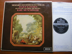 MOZART: PIANO CONCERTOS Nos. 20 & 25       KATCHEN / STUTTGART CHAMBER ORCHESTRA / MUNCHINGER     SXL 6297