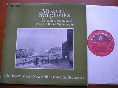 MOZART: SYMPHONIES Nos. 29 & 33    KLEMPERER / NEW PHILHARMONIA     SAX 5256