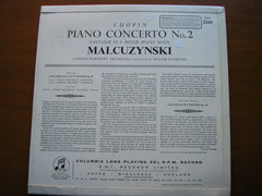 CHOPIN: PIANO CONCERTO No. 2 / FANTAISIE      MALCUZYNSKI / LONDON SYMPHONY / SUSSKIND      SAX 2344