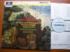 SAX 2498  BRAHMS: SYMPHONY No. 2      PHILHARMONIA / GIULINI