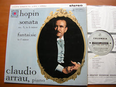 SAX 2401  CHOPIN: PIANO SONATA No. 3 / FANTAISIE in F     CLAUDIO ARRAU