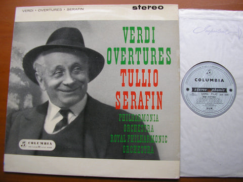 SAX 2324  VERDI: OVERTURES / PRELUDES      PHILHARMONIA / ROYAL PHILHARMONIC     TULLIO SERAFIN