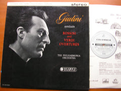 SAX 2377  ROSSINI & VERDI: OVERTURES      PHILHARMONIA / GIULINI