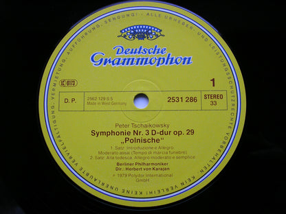 TCHAIKOVSKY: SYMPHONY No. 3 'Polish'       KARAJAN / BERLIN PHILHARMONIC    2531 286
