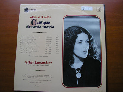 CANTIGAS DE SANTA MARIA      ESTHER LAMANDIER      AS 59