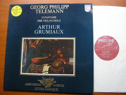 TELEMANN: 12 FANTASIE FOR SOLO VIOLIN       GRUMIAUX       9502 010
