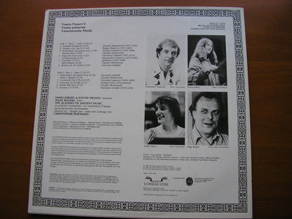 VENICE PRESERV'D: CAVALLI / MONTEVERDI / GABRIELI / GRANDI / LEGRENZI        ACADEMY OF ANCIENT MUSIC / KIRKBY / NELSON / ROGERS / HOGWOOD     DSLO 605