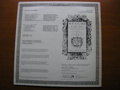 DUETTI DA CAMERA: NOTARI / d'INDIA / VALENTINI / FRESCOBALDI / ROVETTA / MONTEVERDI       KIRKBY / NELSON / THE CONSORT OF MUSICKE    DSLO 588
