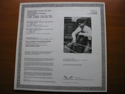 HAYDN: CELLO CONCERTOS       COIN / ACADEMY OF ANCIENT MUSIC / HOGWOOD     DSDL 711