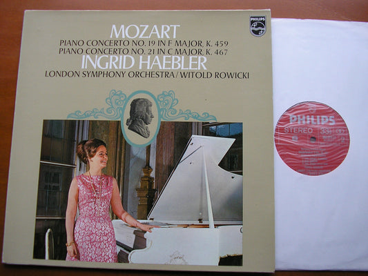 MOZART: PIANO CONCERTOS Nos. 21 & 19     HAEBLER / LONDON SYMPHONY / ROWICKI     SAL 3754
