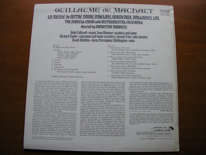 GUILLAME DE MACHAUT: LA MESSE DE NOTRE DAME / VIRELAIS / RONDEAUX / BALLADES    SOLOISTS / PURCELL CHOIR & ENSEMBLE / BURGESS    SOL 310
