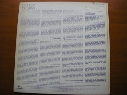 COPLAND: CLARINET CONCERTO / CRUSELL: GRAND CONCERTO in F      DE PEYER / LONDON MOZART PLAYERS / JACOB      RHS 314