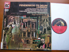 PENDERECKI: TE DEUM / LACRIMOSA     SOLOISTS / POLISH RADIO CHORUS & ORCHESTREA OF KRAKOW / PENDERECKI    1436231