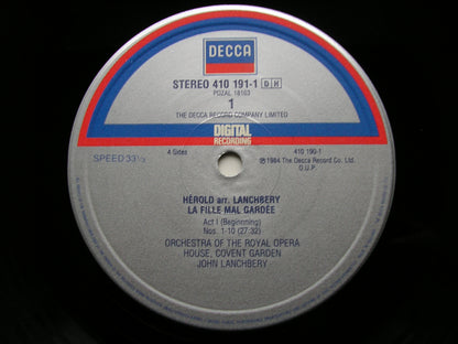 HEROLD: LA FILLE MAL GARDEE    LANCHBERY / ORCHESTRA OF THE ROYAL OPERA HOUSE     2LP     410 190