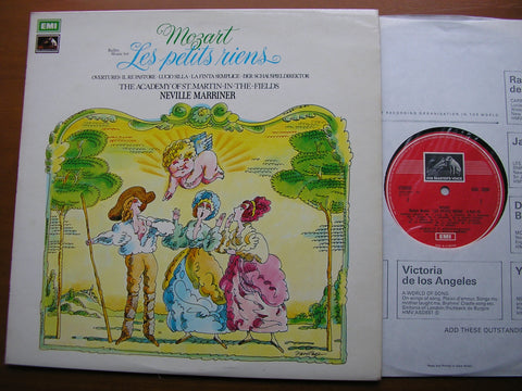 MOZART: LES PETITS RIENS / OVERTURES MARRINER / ASMIF ASD 2834