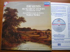 BRAHMS: HUNGARIAN DANCES      WELLER / ROYAL PHILHARMONIC ORCHESTRA    SXDL 7585