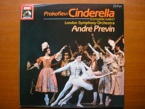 PROKOFIEV: CINDERELLA       LONDON SYMPHONY / ANDRE PREVIN    2LP     ASD 1435953