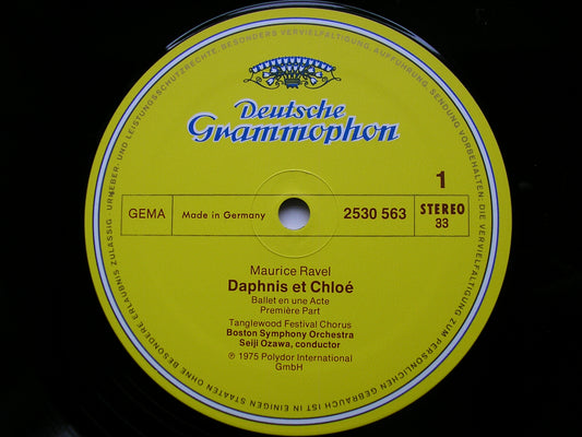 RAVEL: DAPHNIS & CHLOE      OZAWA / BOSTON SYMPHONY     2530 563