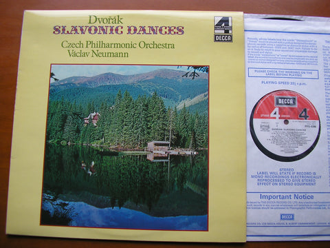 DVORAK: SLAVONIC DANCES     NEUMANN / CZECH PHILHARMONIC     PFS 4396