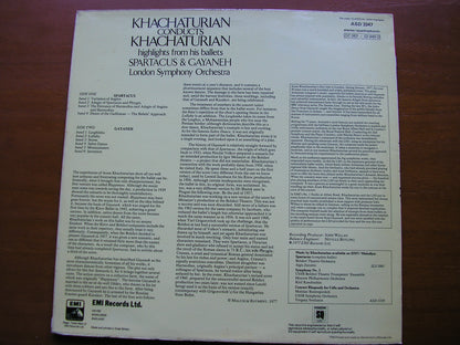 KHACHATURIAN: SPARTACUS / GAYANEH KHACHATURIAN / LONDON SYMPHONY     ASD 3347