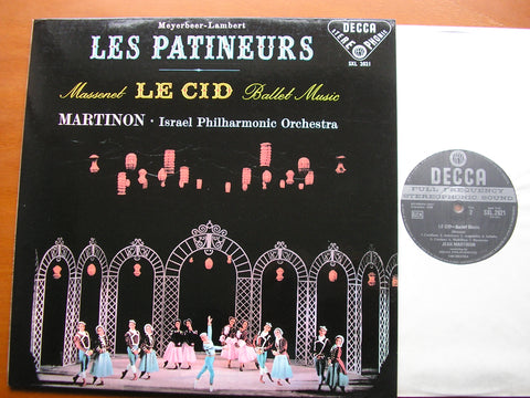 MEYERBEER: LES PATINEURS / MASSENET: LE CID    MARTINON / ISRAEL PHILHARMONIC    SXL 2021