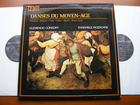 DANCES OF THE MIDDLE AGES    CLEMENCIC CONSORT / ENSEMBLE RICERCARE     HMU 2472