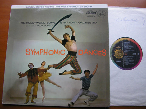 SYMPHONIC DANCES: KABALEVSKY / TCHAIKOVSKY / GRIEG / RAVEL / MASSENET / GLIERE / KHACHATURIAN      HOLLYWOOD BOWL SYMPHONY / SLATKIN      SP 8369