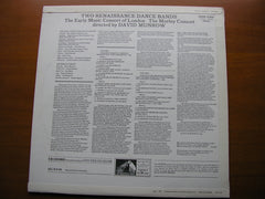 TWO RENAISSANCE DANCE BANDS   SUSATO: THE DANSERYE / MORLEY: THE FIRST BOOKE OF LESSONS     THE EARLY MUSIC CONSORT / THE MORLEY CONSORT / MUNROW   HQS 1249