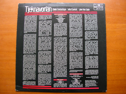 TJEKNAVORIAN: BALLET FANTASTIQUE / WIND QUINTET / LAKE VAN SUITE     VIENNA PERCUSSION ENSEMBLE / TJEKNAVORIAN    TOL 3