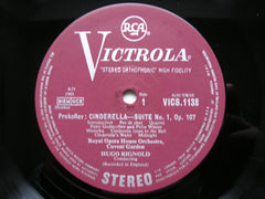 PROKOFIEV: CINDERELLA  Suites    ORCHESTRA OF THE ROYAL OPERA HOUSE COVENT GARDEN / RIGNOLD     VICS 1138