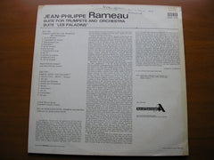 RAMEAU: SUITE 'LES PALADINS' / SUITE FOR TRUMPETS & ORCHESTRA    JEAN-LOUIS PETIT CHAMBER ORCHESTRA    SDD 149