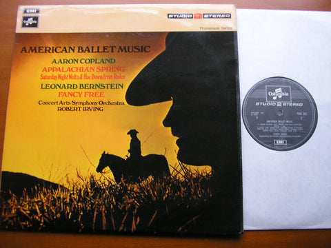 AMERICAN BALLET MUSIC   COPLAND: APPALACHIAN SPRING / RODEO / BERNSTEIN: FANCY FREE      CONCERT ARTS ORCHESTRA / IRVING     TWO 302