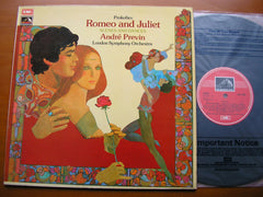 PROKOFIEV: ROMEO & JULIET  excerpts      LONDON SYMPHONY / PREVIN     ASD 3054