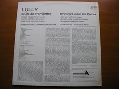 LULLY: BRUITS DE TROMPETTES / SINFONIES POUR LES PATRES      JEAN-LOUIS PETIT CHAMBER ORCHESTRA     SDD 160