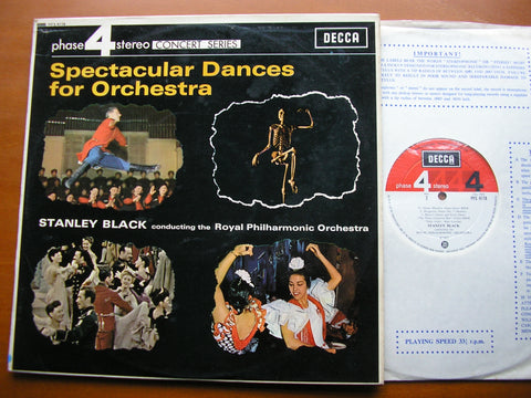 SPECTACULAR DANCES FOR ORCHESTRA: DVORAK / STRAUSS / BRAHMS / SAINT-SAENS / GLIERE / PONCHIELLI / FALLA     ROYAL PHILHARMONIC / BLACK     PFS 4118