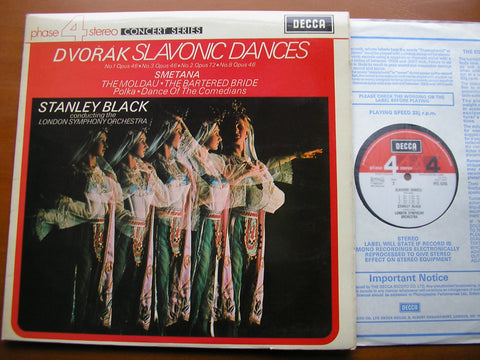 DVORAK: SLAVONIC DANCES / SMETANA: THE MOLDAU / POLKA & DANCE OF THE COMEDIANS    LONDON SYMPHONY / BLACK     PFS 4245