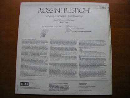 ROSSINI - RESPIGHI: LA BOUTIQUE FANTASQUE Suite / ROSSINIANA      ROYAL PHILHARMONIC / DORATI    PFS 4407