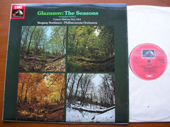 GLAZOUNOV: THE SEASONS / CONCERT WALTZES Nos 1 & 2      YEVGENY SVETLANOV / PHILHARMONIA     ASD 3601