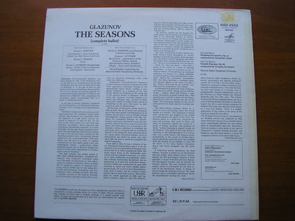 GLAZOUNOV: THE SEASONS / FINNISH FANTASY / WEDDING PROCESSION     KHAIKIN / MOSCOW RADIO SYMPHONY    ASD 2522